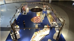 朱炳仁铜商场展厅定制-非遗文化展陈设计制作｜南京中强展柜厂