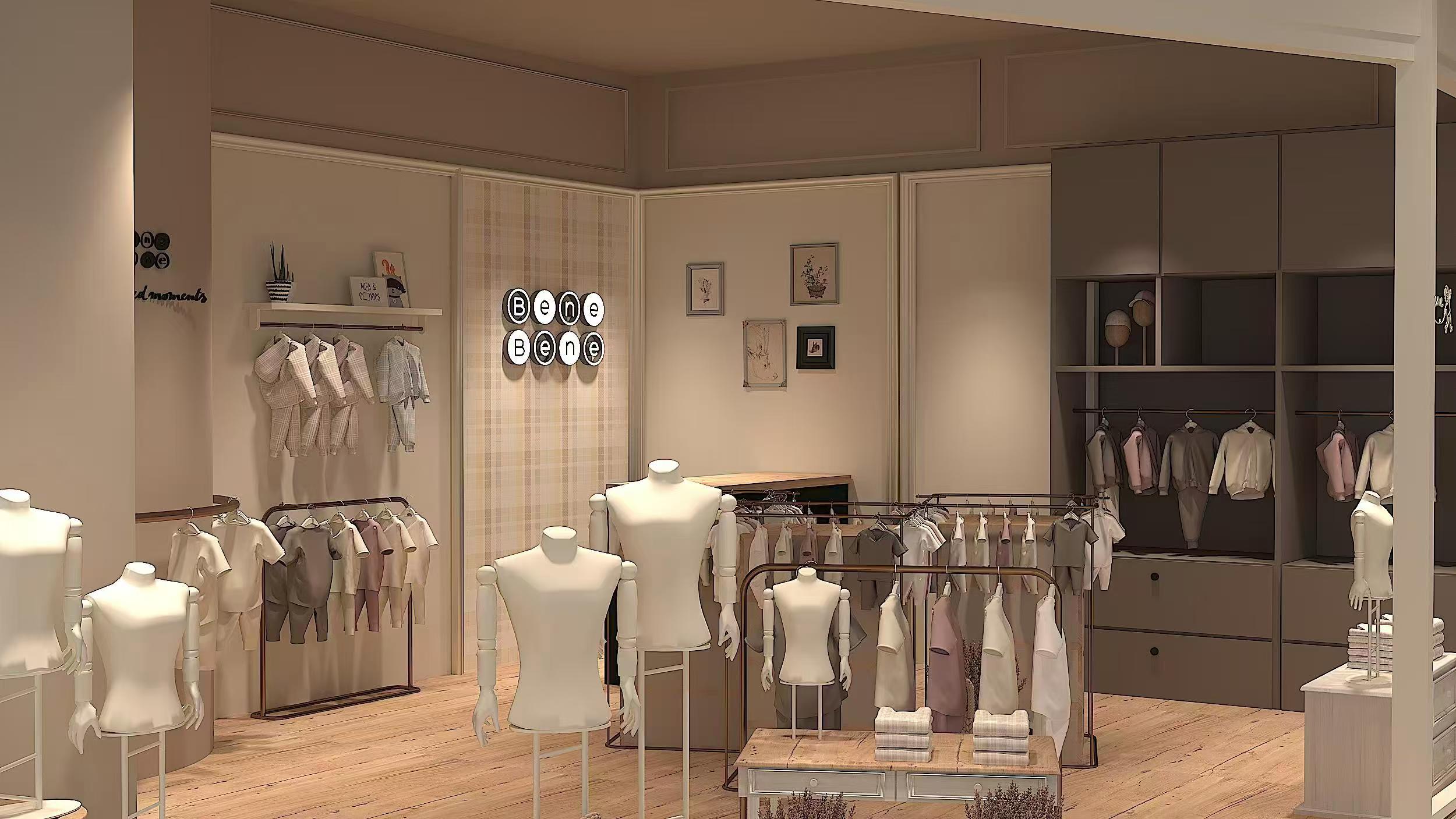 南京m＆p服装店设计展柜制作