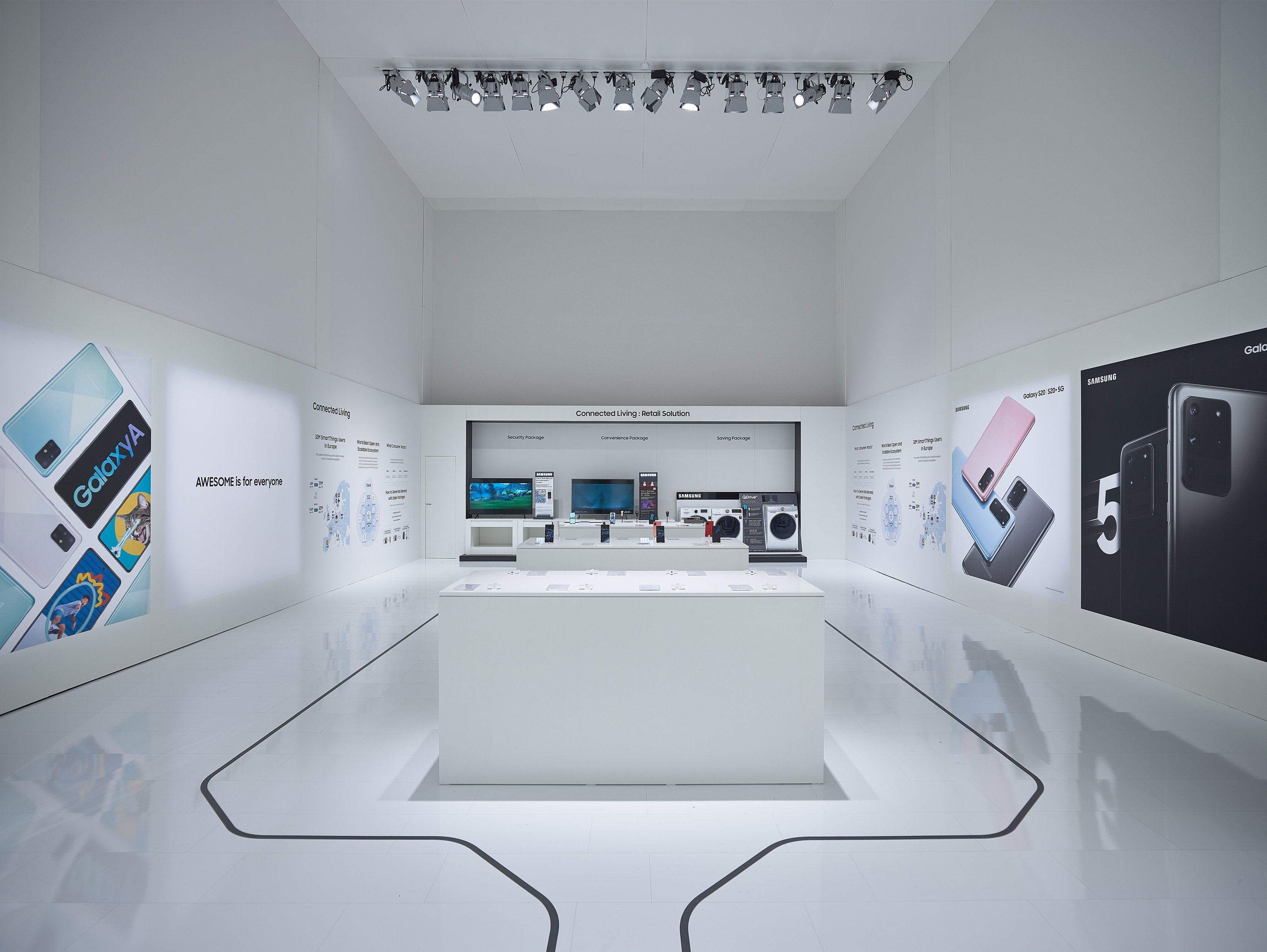 南京地区移动4G手机柜台展柜