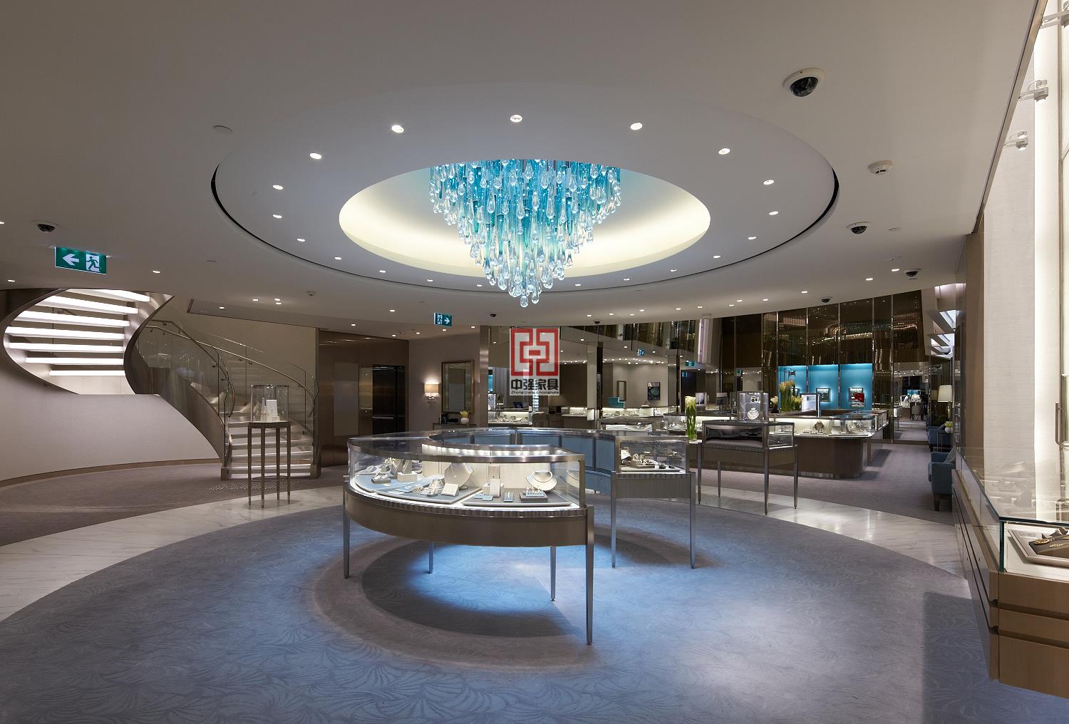 南京高档奢侈品店铺定制-南京奢侈品店铺展柜定制-多经点位店铺展柜定制