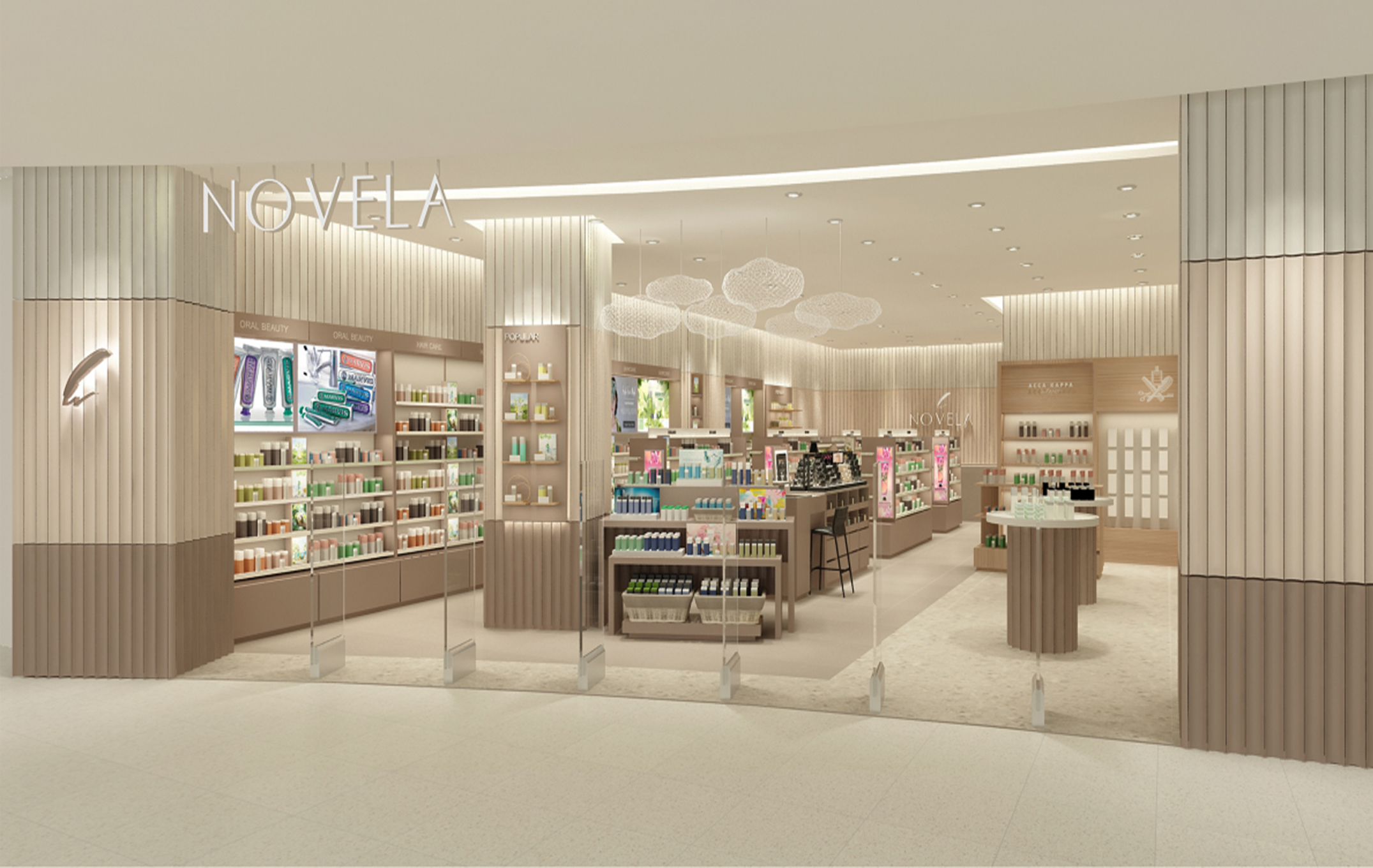 南京中央商场专业定制化妆品展柜——中强展柜厂