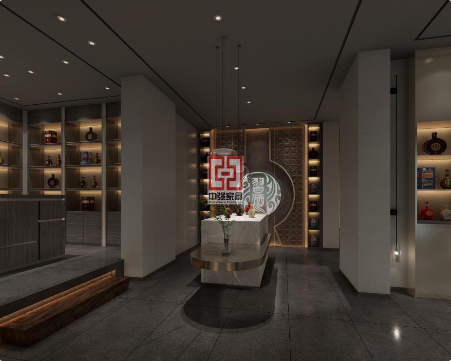 徐州烟酒展柜定制厂家柜台展示柜直发直销-中强展柜厂