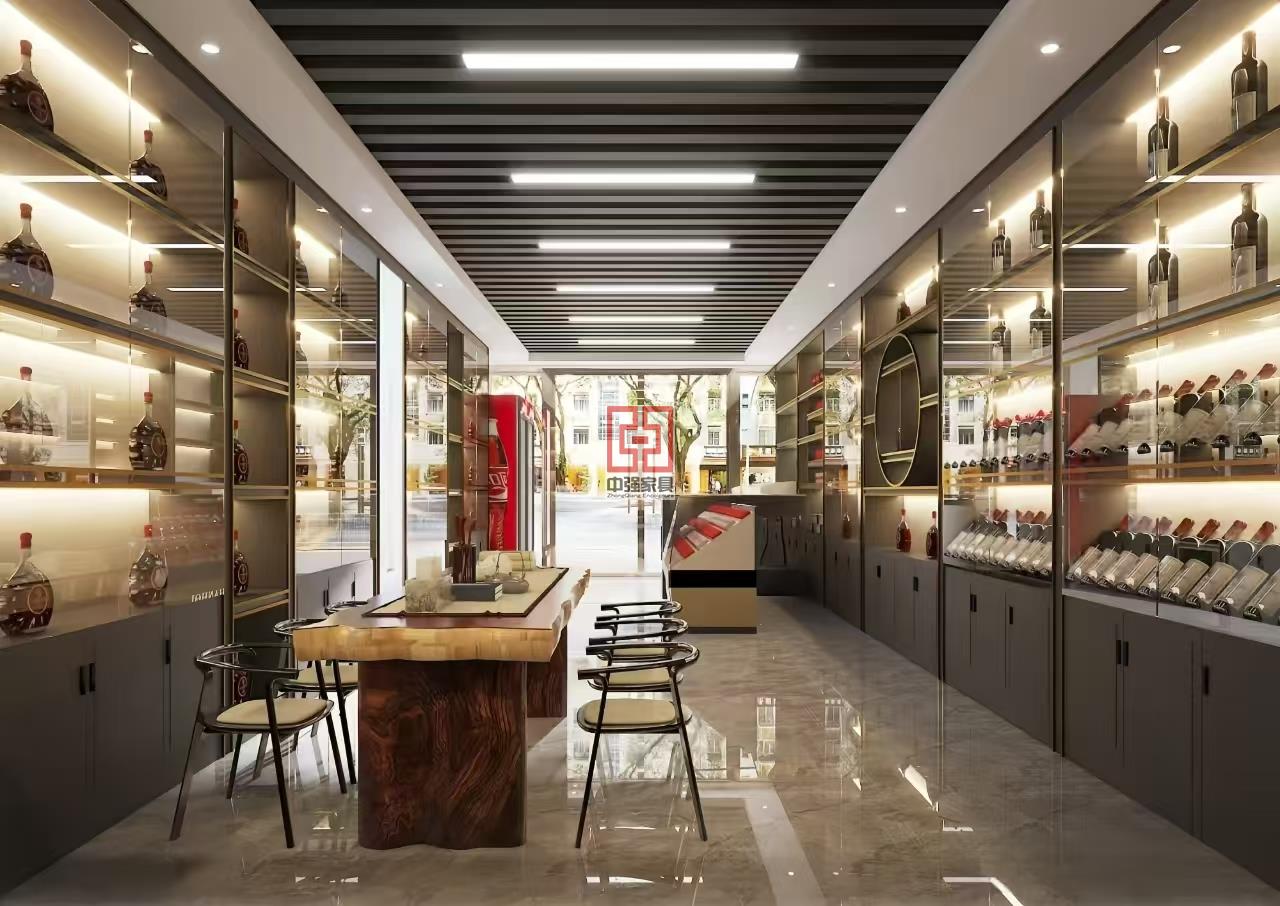烟酒展柜定制来南京中强