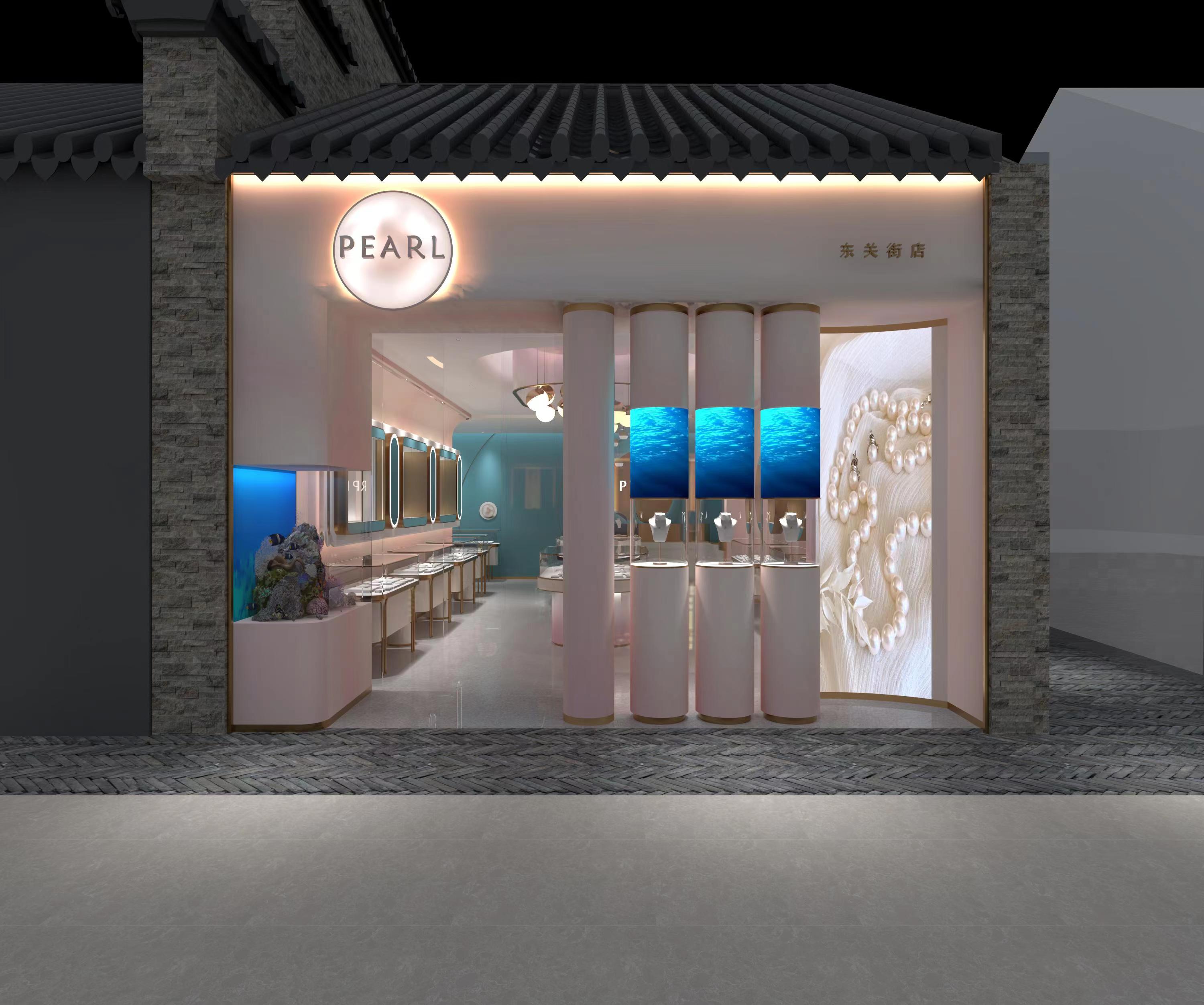 珍珠1店-中强展柜专业制作展柜