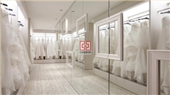 婚纱服装展柜定制中强展柜 婚纱服装展柜定制中强展柜