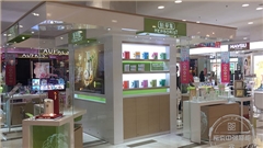 南京地区化妆品佰草集展柜设计制作