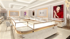 南京老庙黄金珠宝柜台定制-中强展柜厂